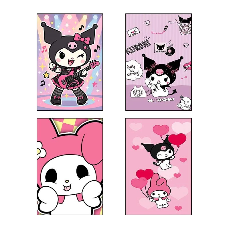 تابلو شاسي کارنيکا طرح مای ملودی و کورومی کد 72826 مجموعه 4 عددی