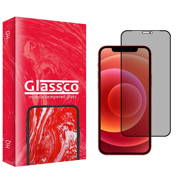 محافظ صفحه نمایش حریم شخصی گلس کو مدل Co2 مناسب برای گوشی موبایل اپل iPhone 12 Pro Max