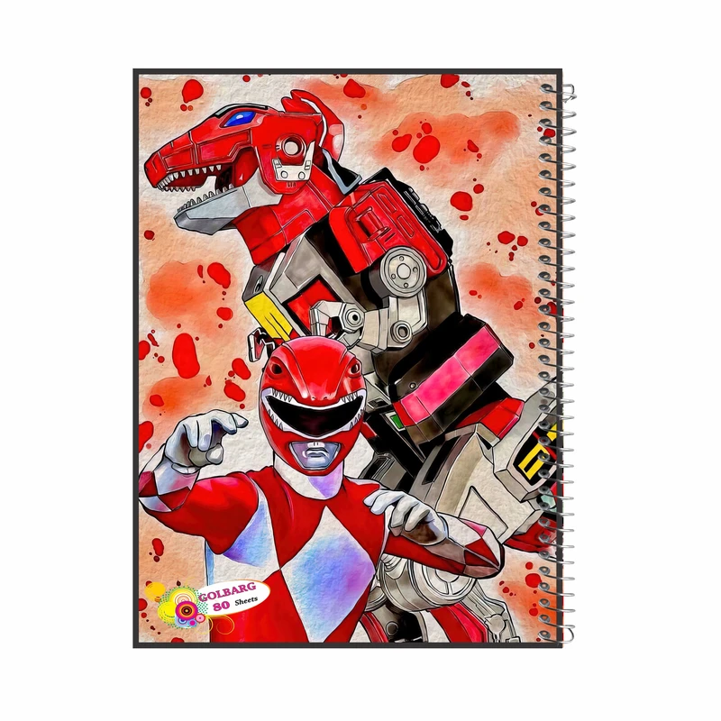 دفتر مشق 80 برگ گلبرگ طرح پسرانه کد 80945