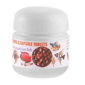 قرص آرتمیا دکپسوله آبزیان مدل 7d بسته 150 عددی