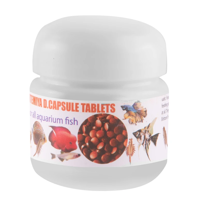 عکس شماره 4 : قرص آرتمیا دکپسوله آبزیان مدل 7d بسته 150 عددی