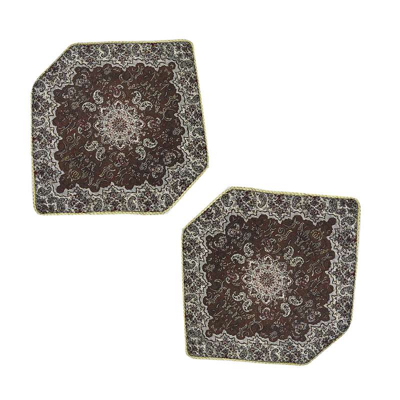 رومیزی ترمه مدل سالار کد KL30-25 مجموعه 2 عددی