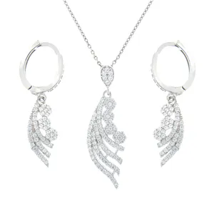 نیم ست نقره زنانه مدل AMT-N175