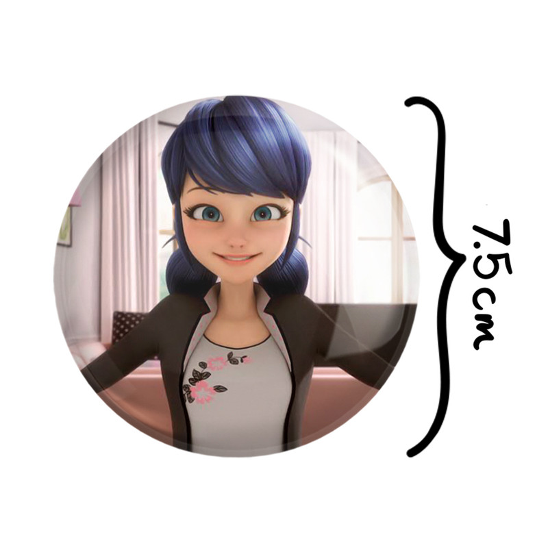 آینه جیبی خندالو مدل دختر کفشدوزکی  کد 3079