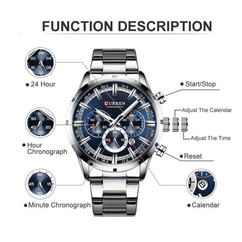 ساعت مچی عقربه‌ای مردانه کورن واتچ مدل 8355