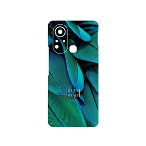 MAHOOT Green Feather Cover Sticker for Infinix Hot 11s