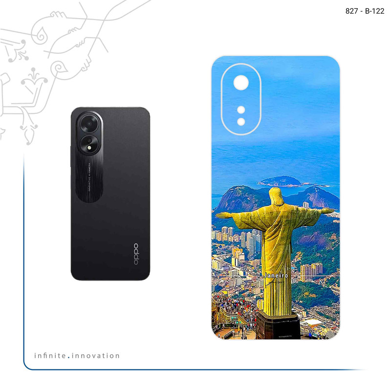 برچسب پوششی ماهوت مدل City of Rio de Janeiro مناسب برای گوشی موبایل اپو A38