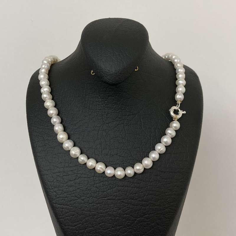 گردنبند نقره زنانه الماسین آذر مدل gerd50cm