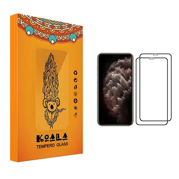 محافظ صفحه نمایش کوآلا مدل Fade مناسب برای گوشی موبایل اپل iPhone 11 Pro Max بسته 2 عددی