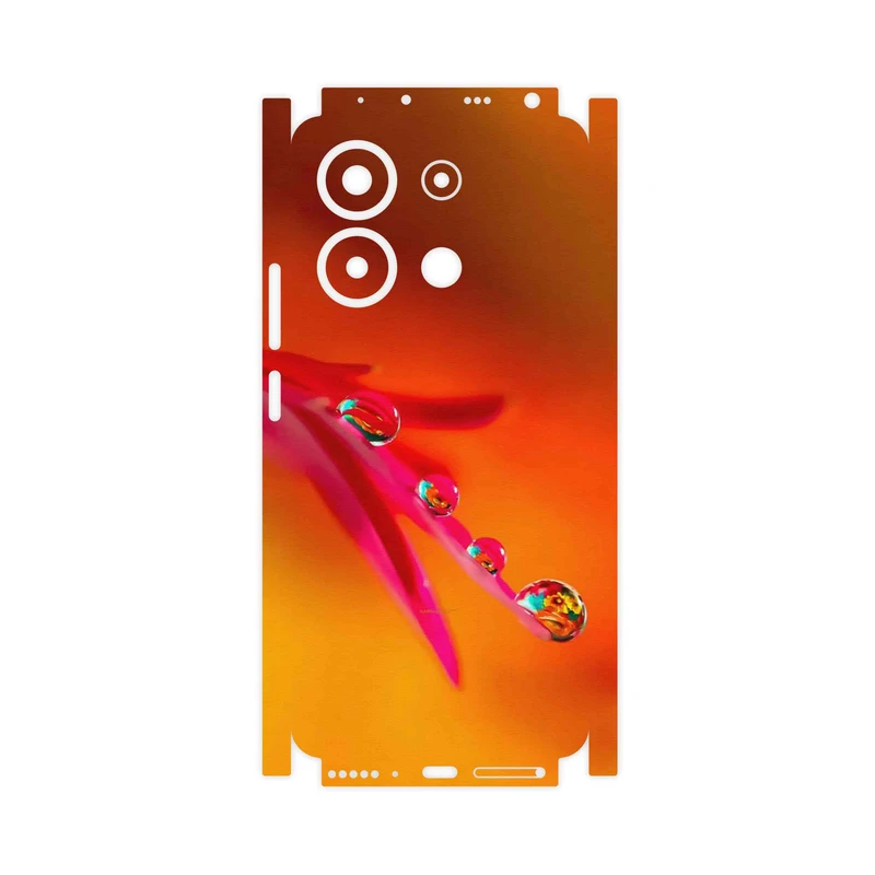 برچسب پوششی ماهوت مدل Plant dew-FullSkin مناسب برای گوشی موبایل شیائومی Redmi Note 13 4G