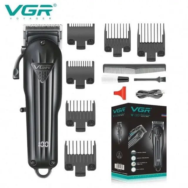 ماشین اصلاح موی سر و صورت وی جی ار مدل v-982 v-282 مجموعه دو عددی -  - 4