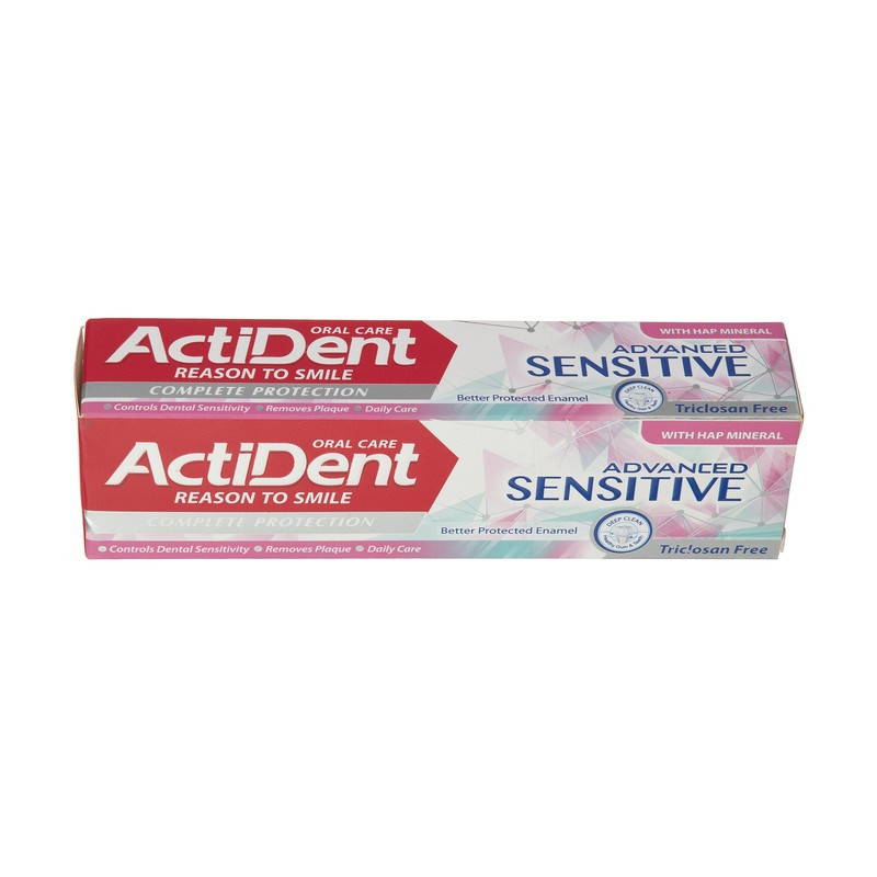 خمیر دندان اکتیدنت مدل SENSITIVE وزن 130 گرم بسته 2 عددی خمیر دندان اکتیدنت مدل SENSITIVE وزن 130 گرم بسته 2 عددی