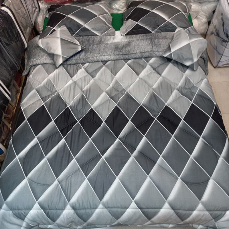 سرویس روتختی مدل نخ کتان 2 نفره 6 تکه