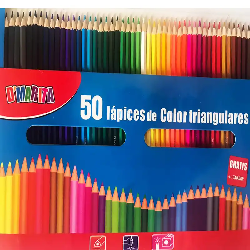مداد رنگی 50 رنگ D’Marita مدل GRATIS