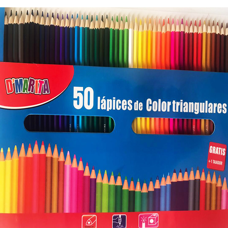 مداد رنگی 50 رنگ D’Marita مدل GRATIS