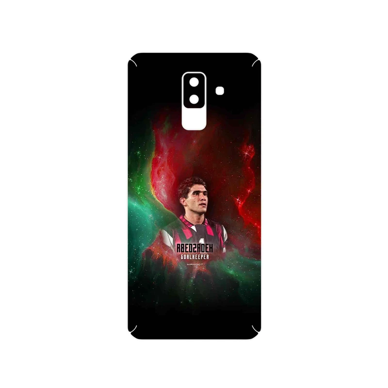 برچسب پوششی ماهوت مدل Ahmad Reza Abedzadeh مناسب برای گوشی موبایل سامسونگ Galaxy A6 Plus 2018