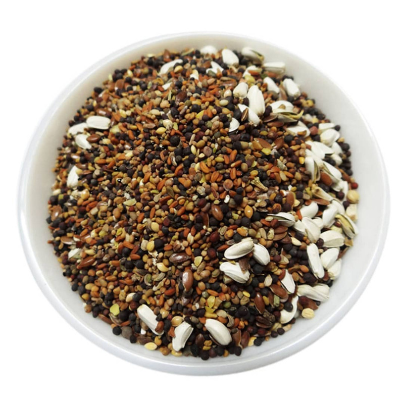 غذای پرندگان بازرگانی سپهر مدل  کتان ارزن، هفت تخم و کتان سبز کد 103 وزن 1500گرم مجموعه 3 عددی