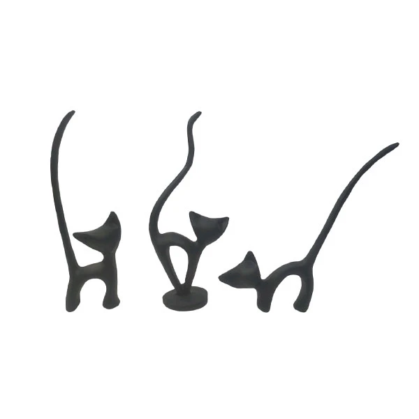 مجسمه مدل گربه دم دراز مجموعه سه عددی