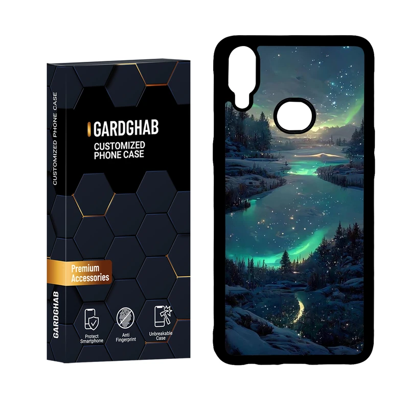 کاور گارد قاب مدل دورژله ای منظره و طبیعت مناسب برای گوشی موبایل سامسونگ Galaxy A10s