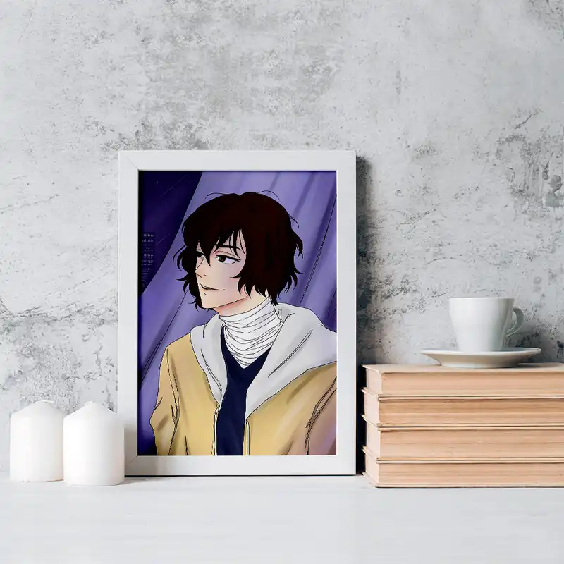 تابلو خندالو مدل دازای انیمه سگ های ولگرد بانگو کد 15675