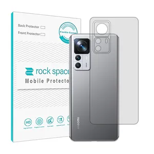 Transparent Rockspace HyGEL phone back protector suitable for Xiaomi 12T mobile phone