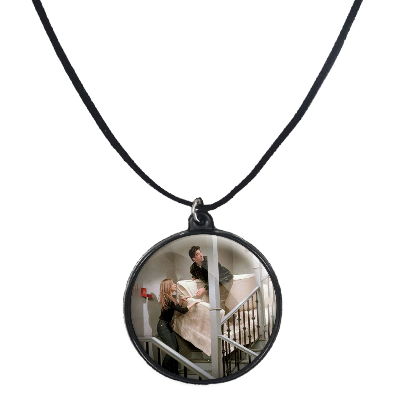 گردنبند پرمانه طرح فرندز کد pmb.18743 مدل دو طرفه