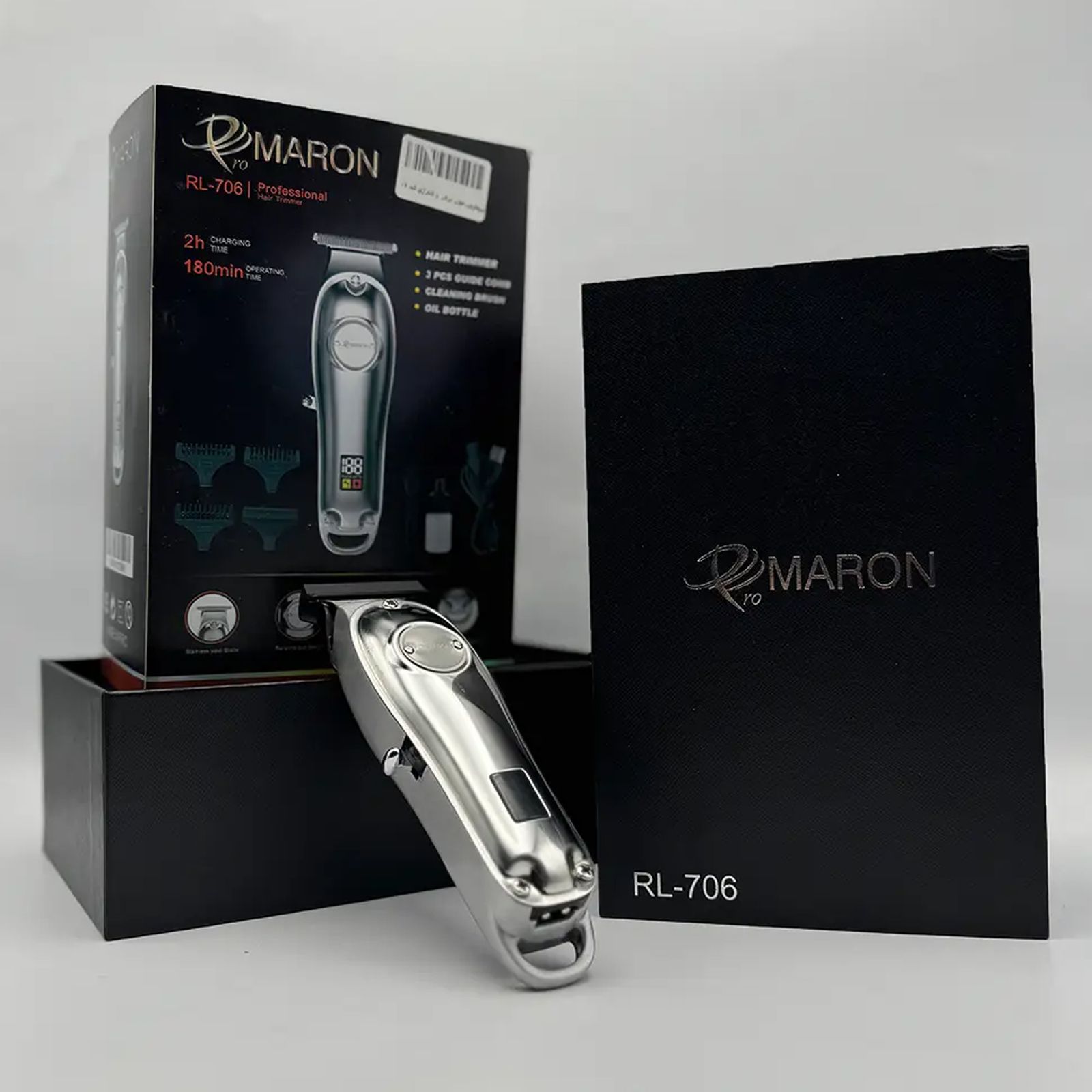 ماشین اصلاح موی سر و صورت پرومارون مدل RL706، اصلاح به صورت تریم، قابلیت اصلاح به صورت صفر، منبع انرژی با باتری قابل شارژ، تکنولوژی اصلاح به صورت صفر زن و خط زن، اندازه اصلاح 2 تا 4 -  - 6