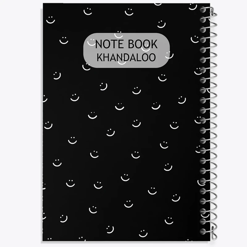 دفتر مشق 50 برگ خندالو طرح پترن لبخند کد N2740