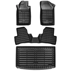 کفپوش سه بعدی خودرو بابل کارپت مدل اکونومی مناسب برای پژو 207 به همراه کفپوش صندوق