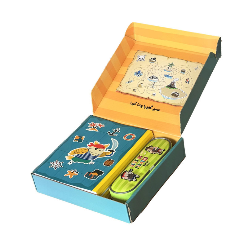 بسته لوازم تحریر پاپکو مدل پرونوت کد PK-14029 بسته 9 عددی