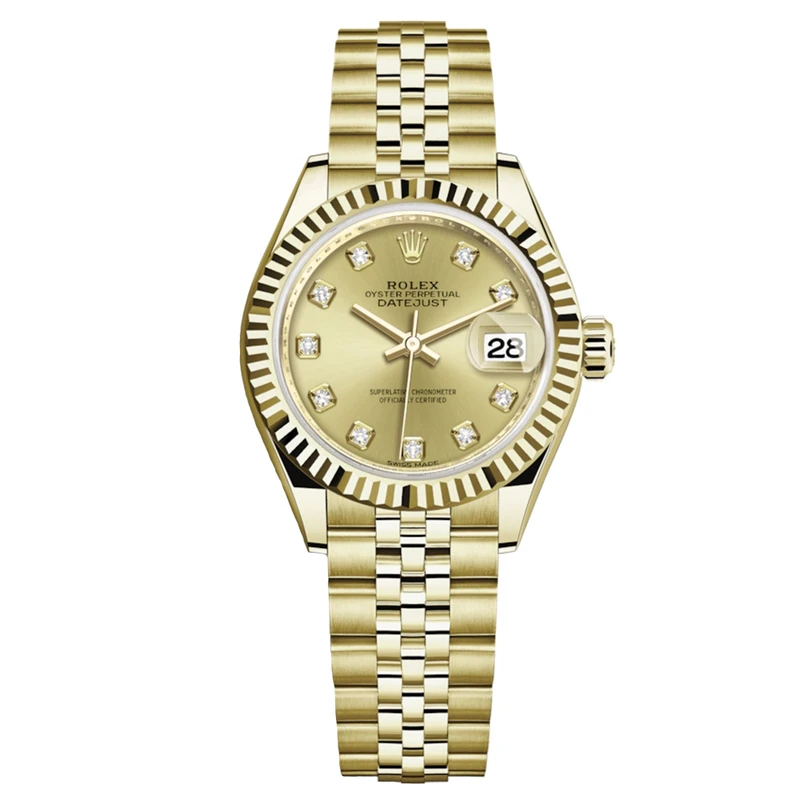 ساعت مچی عقربه ای مدل دیت جاست کد HC3070