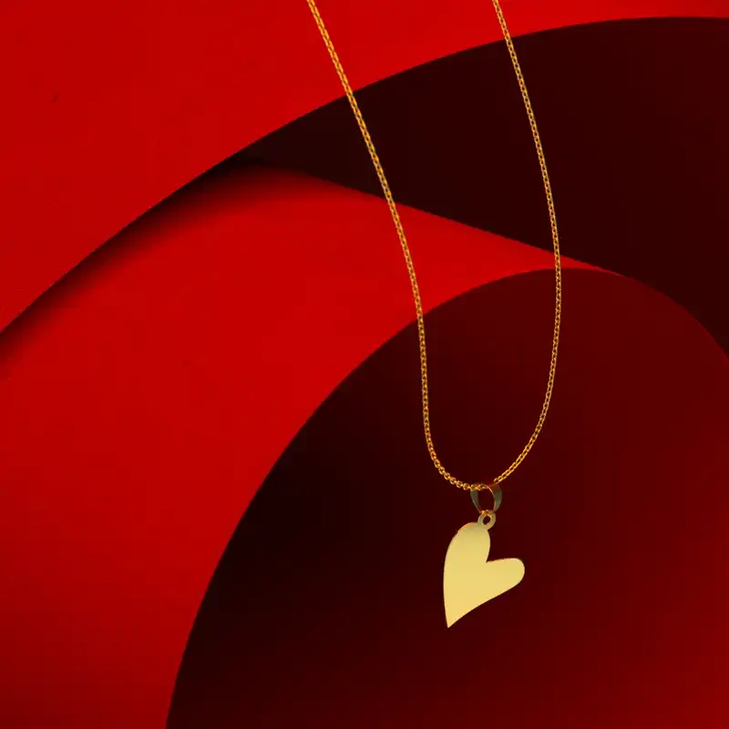 گردنبند طلا 18 عیار زنانه مدوپد کد CA10797