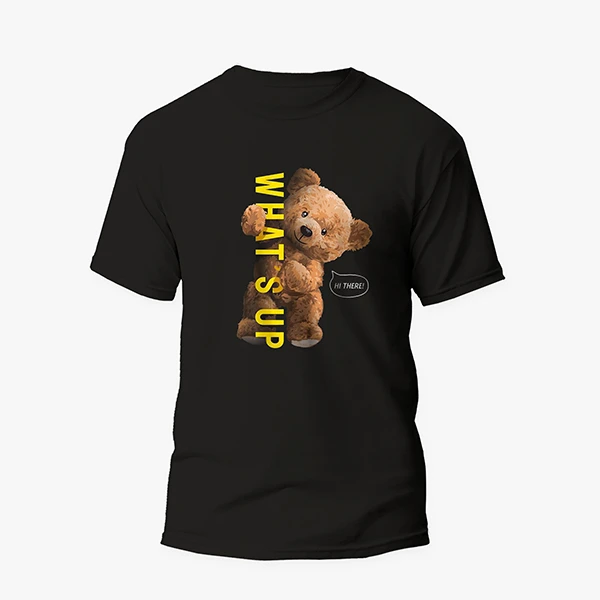 تی شرت آستین کوتاه مردانه مدل خرس تدی کد g086