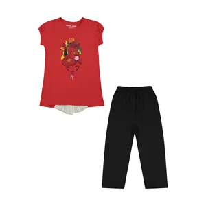 ست بلوز و شلوارک دخترانه سون پون مدل 1391751-72