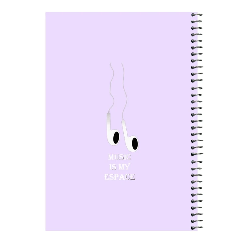 دفتر مشق 80 برگ اس جی مدل هندزفری کد۱   