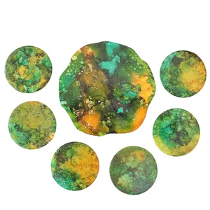 مجموعه ظروف هفت سین 7 پارچه مدل Galaxy Uranus