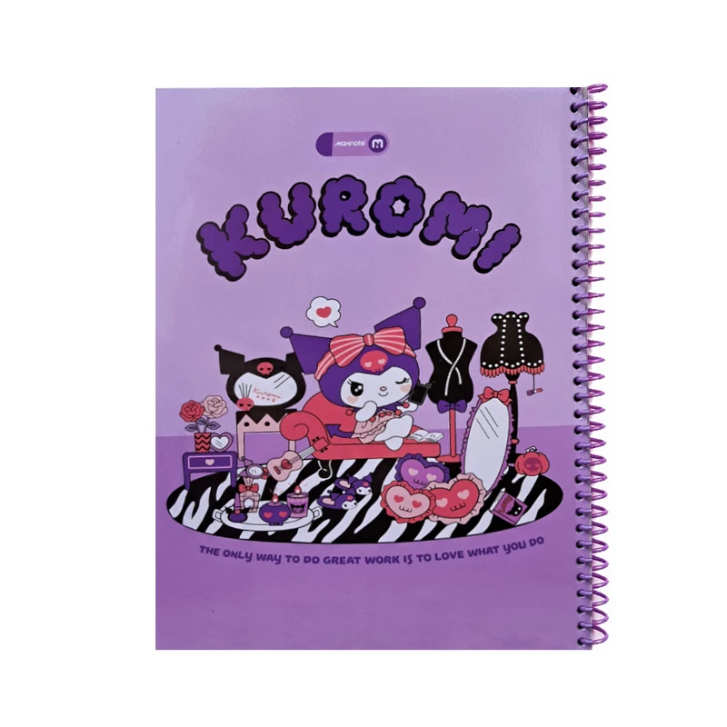 دفتر مشق 40 برگ مکث نوت مدل حاشیه دار طرح کرومی کد 9414