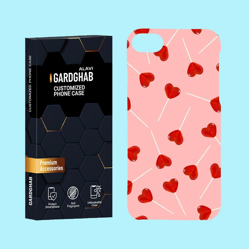 کاور گارد قاب علوی مدل عاشقانه مناسب برای گوشی موبایل اپل iPhone 7 / iPhone 8 / iPhone SE 2022 / iPhone SE 2020