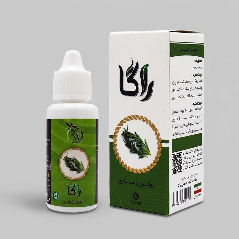 روغن تقویت کننده رشد مو و ابرو راگا مدل رزماری حجم 30 میلی لیتر