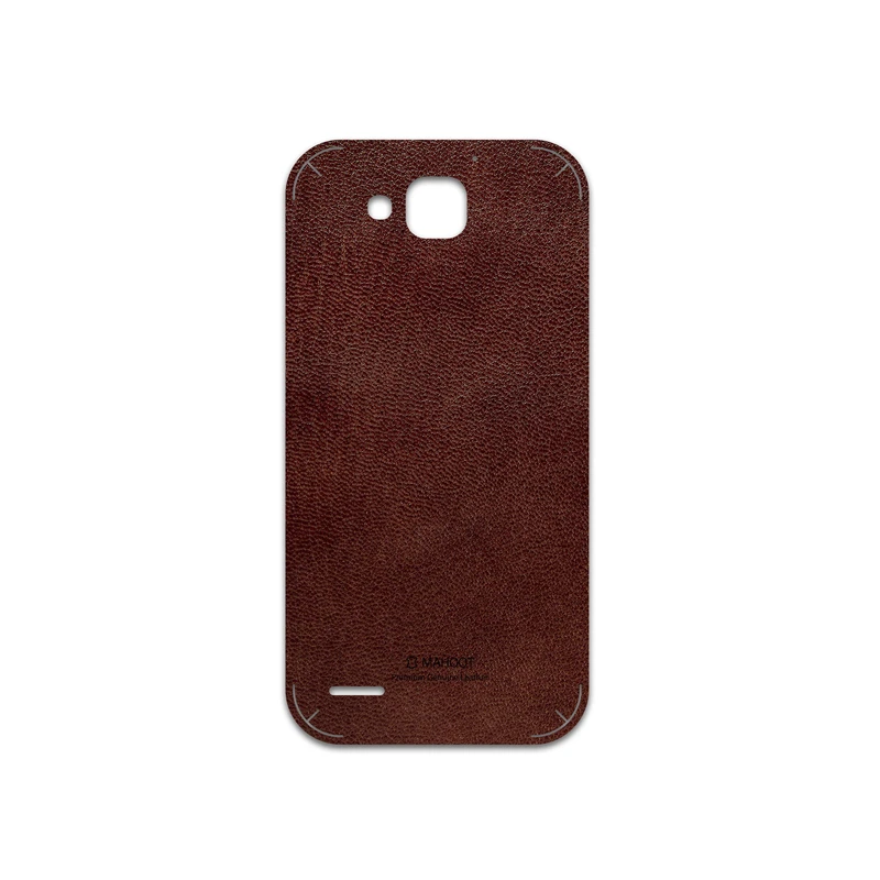 برچسب پوششی ماهوت مدل Natural-Leather مناسب برای گوشی موبایل آنر 3X G750