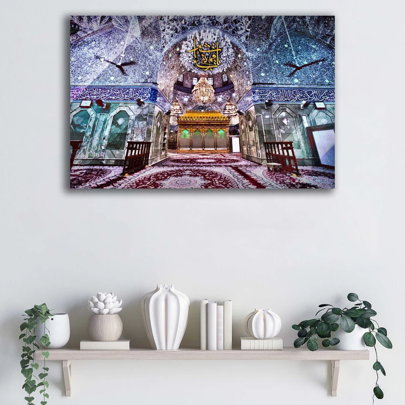 تابلو شاسی آتریسا مدل ضریح حرم حضرت عباس (ع) طرح ATMA088