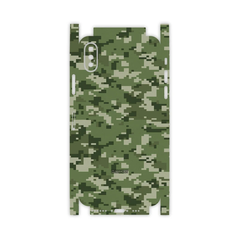 برچسب پوششی ماهوت مدل Army-Green-Pixel-FullSkin مناسب برای گوشی موبایل اپل iPhone Xs