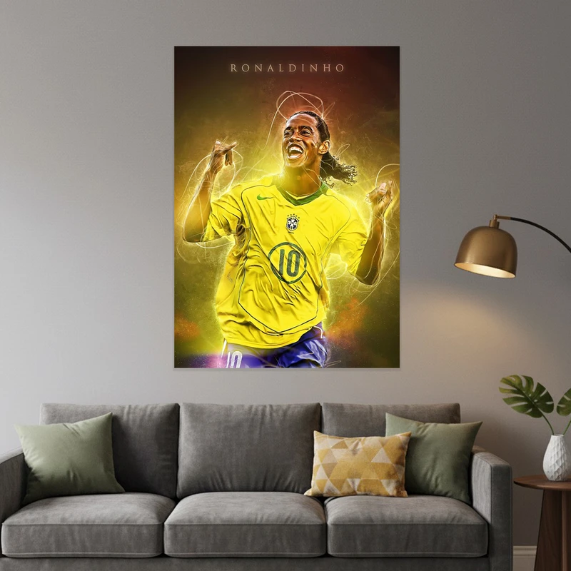 پوستر طرح رونالدینیو مدل Ronaldinho Gaúcho 11099