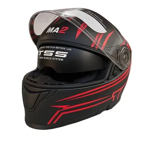 کلاه کاسکت فک متحرک ام ای تو مدل 965 RED