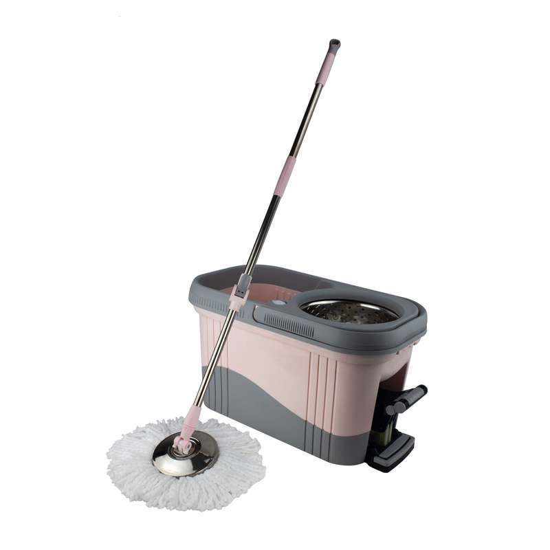 ست سطل و زمین شوی مدل چرخشی کد un-2501 ست سطل و زمین شوی مدل چرخشی کد un-2501