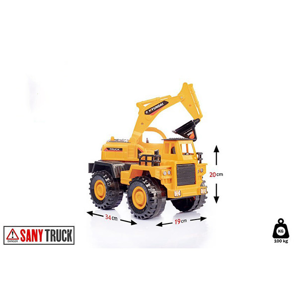 ماشین بازی طرح بیل مکانیکی مدل SANYTRUCK ماشین بازی طرح بیل مکانیکی مدل SANYTRUCK