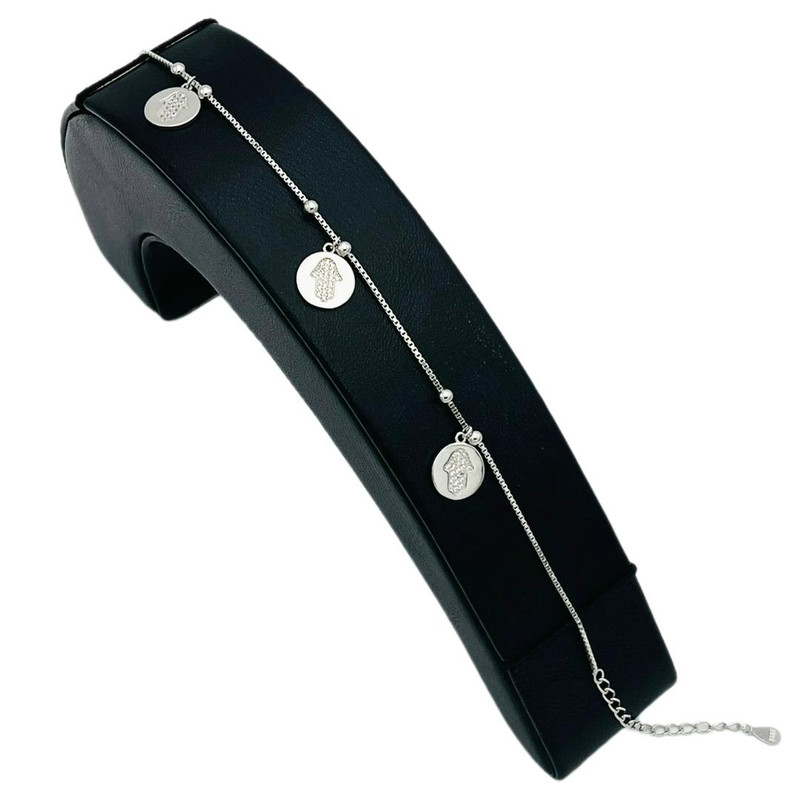 پابند نقره زنانه مدل PS501