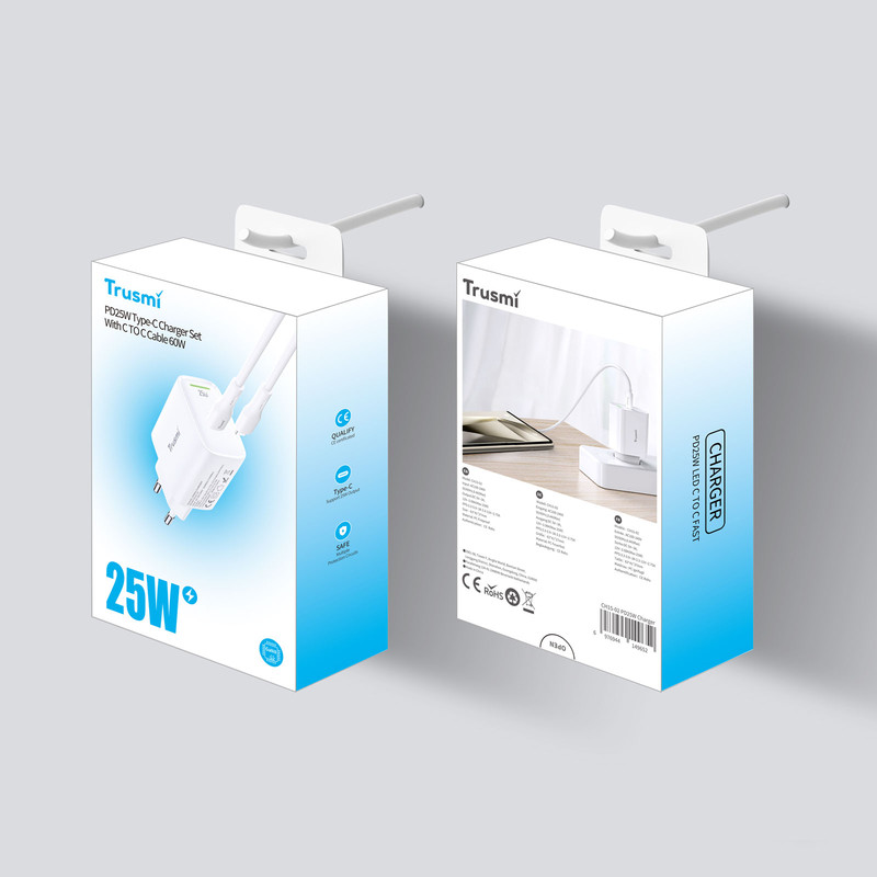 شارژر دیواری 25 وات تراسمی مدل CH15-02 به همراه کابل USB-C