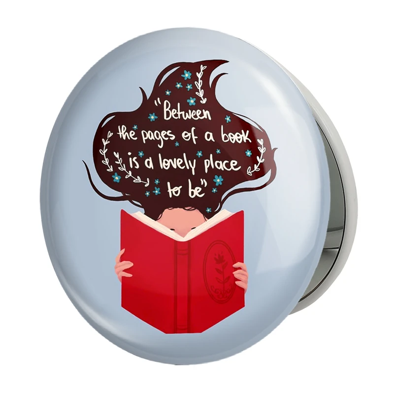 آینه جیبی خندالو طرح کتاب مدل تاشو کد 25841 