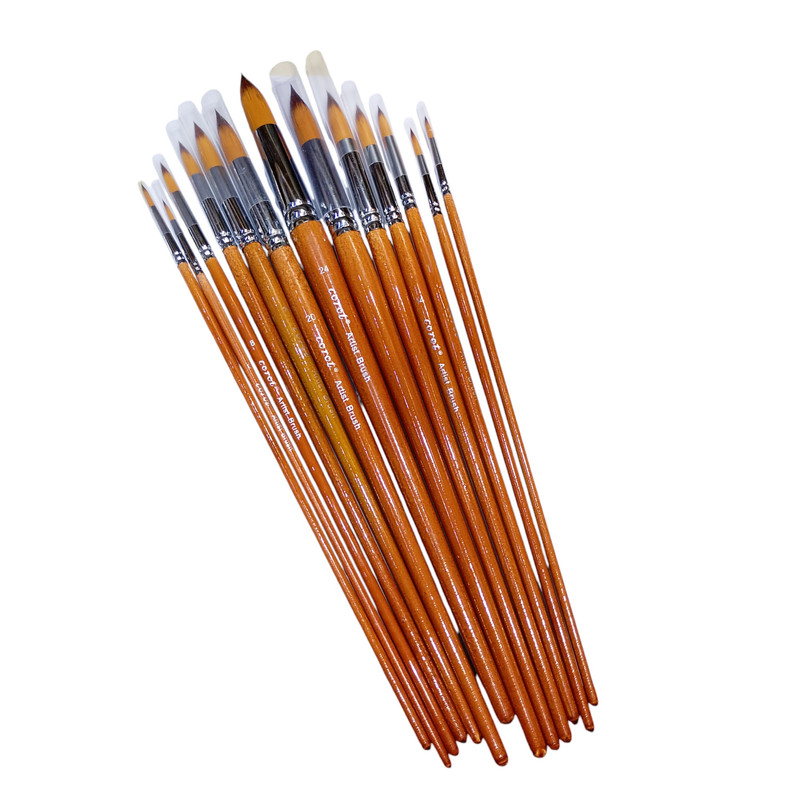 قلم مو سر گرد مدل کوروت 02 مجموعه 13 عددی